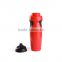 600ml PE Plastic Sports Water Bottle Bpa Free Plastic Squeeze Water Bottle With Nozzle