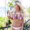 Sexy Women Bikini set Push Up Striped Triangle Bathing Suit Beach Swimwear