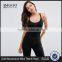 Women Double Strap Cross Back Bodysuit Plain Black Sexy Crisscross Jmpsuit For Summer Fitness One Piece Underwear
