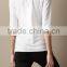 Women Plain White Half Sleeve Long Packet Polo Shirt 100% Pique Cotton White Blank Polo T Shirt