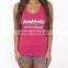 women gym very low price tank top with partten and design your own picture
