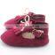 Comfortable handmade skidproof baby leather shoes soft