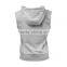 Factory Wholesale Sleeveless Hoodie Zipper Pocket Hoodie Sports Hoodie Women