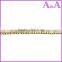 metallic glitter round thin elastic cord bow with metal ends