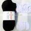 Mens Womens Unisex cotton black white ankle socks