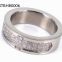 Silver Diamond Stainless Steel Ladies Finger Ring For Girls