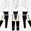 Custom men yellow designs cycling team apparel long sleeve jersey with pants