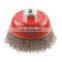 SAR Red ZIP wheel twist knot wire brush grinder rust & paint remover.