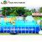 Above Ground Mobile Frame Swimming Pool , Steel Metal Pool