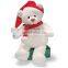 HI EN71 custom your christmas teddy bear, plush elf toy, christmas plush toys