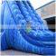 Giant blue wave slide Aier Long 23m Inflatable Water Slide with pool