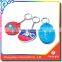 cheapest promotional customized silicone keychain/pvc keychain/ rubber keyring