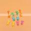 2017 Gift &Crafts Safe Plastic Picks /Forks Fruit Picks Cake Decoration
