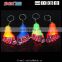 Promotion item foot flashing led keychain for kids