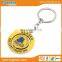Round Shape High Quality Spinning Keychain