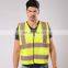 EN471 standard fashion reflective vest high visibility work wear reflective vest