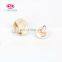 Best selling fashion accessory pendant 8*10 mm charm champagne round crystal ball for woman