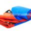 blue/orange color waterproof pe tarpaulin
