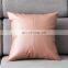 Modern Style PU Leather  Patchwork Pillow Case Sofa  Cushion Cover