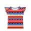 Serape Pearl Sleeve Shirt Baby Girls Top Design Girl Summer Shirt