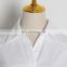 TWOTWINSTYLE Ruffles Blouse Female Lapel Collar Patchwork Long Sleeve White Shirt Tops