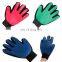 Pet grooming glove gentle deshedding brush massage pet hair remover glove