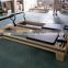 Topranking Reformer Bed For Yoga Museum And Home Exercise Machine White Wood Elina Balanced Fixing Core Of Body Pilates Reformer