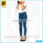 Wholesale Custom Cheap High Quality Dark Washed Blue Skinny Jeans