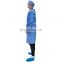 Disposable Isolation Gown aami level 1 2 PP/SMS Non Woven Isolation Grown