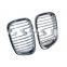 Free Shipping!Front Hood R/L Grill Grille 51137005837 For BMW 5 Series E39 Facelift 97-2003