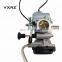Best selling scooter motor engine parts EM125 motorcycle carburetor in fuel system