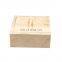 eco-friendly luxury antique wooden square storage box with custom size and logo