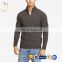 Men Mock Neck 1/2 Zip Front Cashmere Cardigan