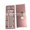 Gaojie S75  keyboard case custom keyboard housing 6061aluminum in natural finish