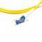 LOGO customization competitive price LC UPC APC Simplex Single mode G657A PVC  2 core lc to lc