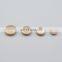 Metal Rose Gold Matte Black Alloy Flat Snap Button