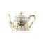 custom english gold luxury afternoon european style ceramic porcelain tea and coffee cup pot gift set