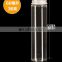 High brosilicate Clear Glass Candle Jars With Wooden Lids For Medicine Tea Wishing Spice package