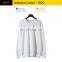 2021 Christmas Wholesale High Quality Fashion Trend White 100% Cotton Unisex Large Hoodie Printing Custom Hoodie
