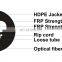 Mini Span ADSS 80m span RA ASU80 uni-tube fiber optic cable with 2 FRP Hot sale in Brazil