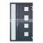 High quality modern black exterior aluminum main front entry entrance doors design