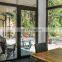 balcony exterior folding clear glass door