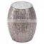 Hot Selling Moroccan Inspired Drum Shape Coffee Table Attractive Design Antique Silver Plated Moroccan Drum Table