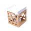 Lamp Candle Holder  Made of Bamboo Homex BSCI with Two Ceramic Bowls