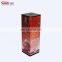 acrylic tall square donation container ,big display area, acrylic ticket box