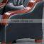 Oupusen home 1 1 3 black wooden sofa set
