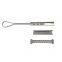 1-2 Pair Aluminum Drop Wire Clamp Serrated Shime