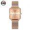 HANNAH MARTIN 1082 Luxury Woman Quartz Movement Ladies Watch Stainless Steel Designer Wristwatch Sport Watch