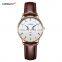 LONGBO 5015 Couple Popular Analog Quartz Watch Leather Band Calendar Casual Watches In Couples Man And Woman