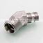 China Manufacture Metric Thread Hydraulic Adapters 45 Degree Adjustable Lock Nut Elbow Pipe Fitting